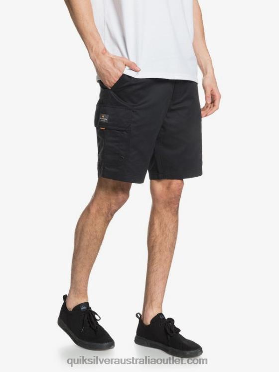Quiksilver Men Waterman Maldive 20 Cargo Shorts H2N4B1727 black