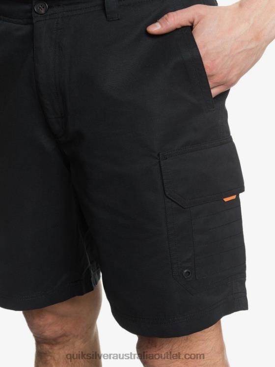 Quiksilver Men Waterman Maldive 20 Cargo Shorts H2N4B1727 black