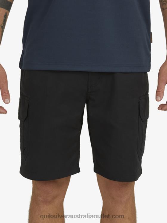 Quiksilver Men Waterman Maldive 20 Cargo Shorts H2N4B1727 black