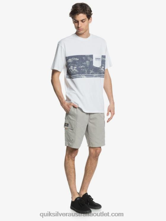 Quiksilver Men Waterman Maldive 20 Cargo Shorts H2N4B1728 flint gray