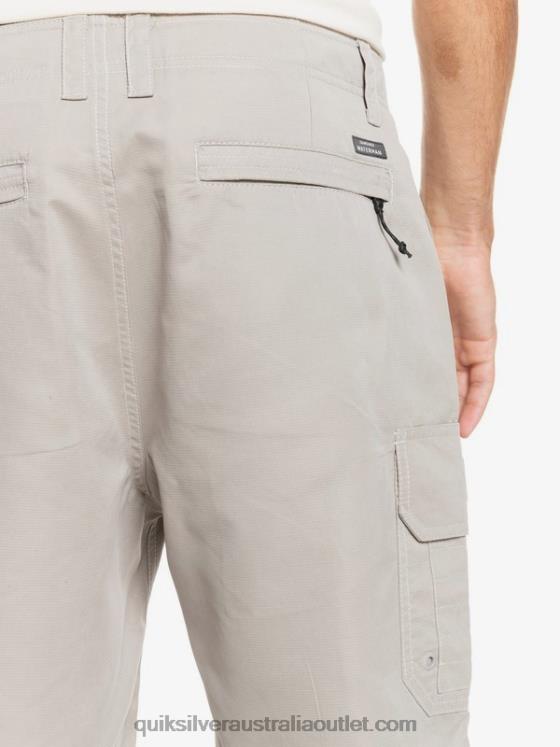 Quiksilver Men Waterman Maldive 20 Cargo Shorts H2N4B1728 flint gray