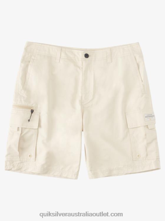 Quiksilver Men Waterman Maldive Atoll Cargo 20 Shorts H2N4B786 brown rice