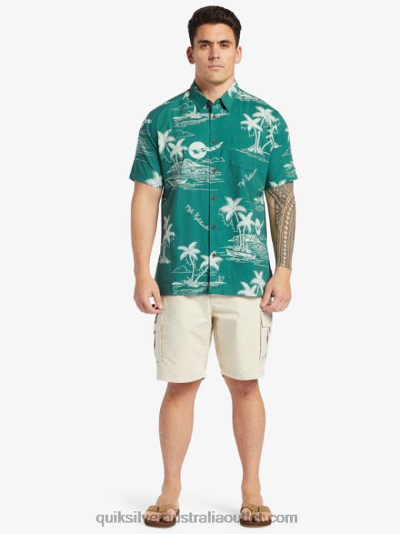 Quiksilver Men Waterman Maldive Atoll Cargo 20 Shorts H2N4B786 brown rice