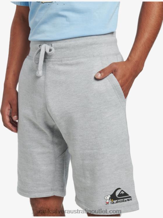 Quiksilver x Peanuts Men Local Legends Shorts H2N4B1882 athletic heather