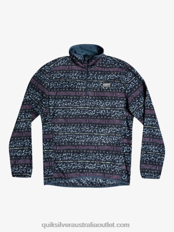 Quiksilver Men Aker Quarter Fleece Sweater H2N4B1878 dusty orchid nordic channel