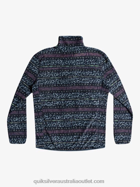 Quiksilver Men Aker Quarter Fleece Sweater H2N4B1878 dusty orchid nordic channel