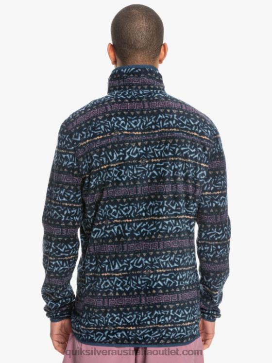 Quiksilver Men Aker Quarter Fleece Sweater H2N4B1878 dusty orchid nordic channel