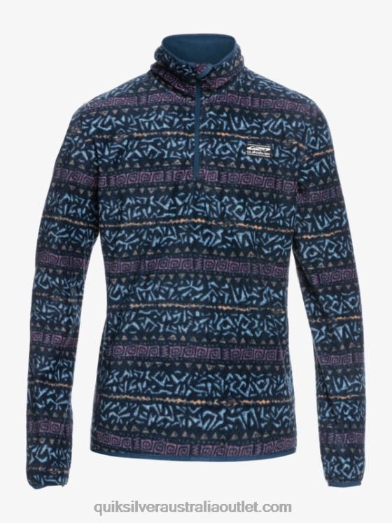 Quiksilver Men Aker Quarter Fleece Sweater H2N4B1878 dusty orchid nordic channel