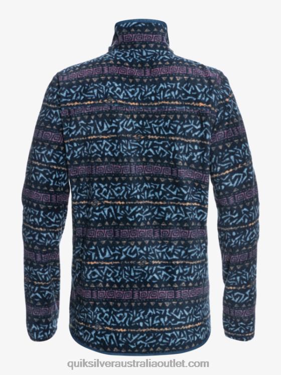 Quiksilver Men Aker Quarter Fleece Sweater H2N4B1878 dusty orchid nordic channel