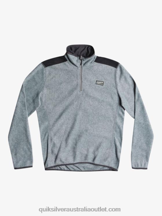Quiksilver Men Aker Quarter Fleece Sweater H2N4B1879 heather grey