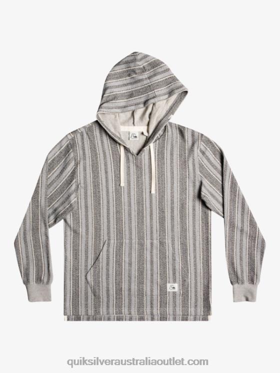 Quiksilver Men Baja Hoodie H2N4B1544 black baja vert