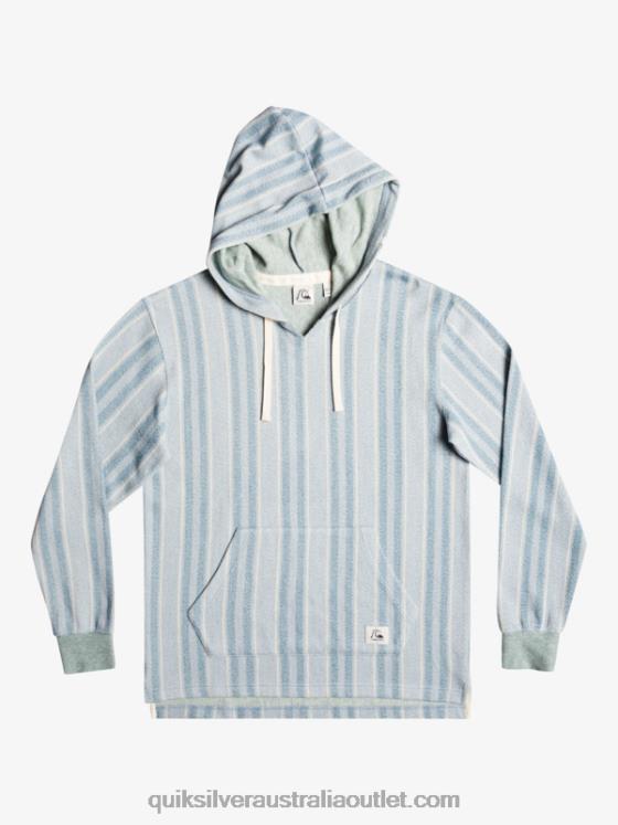 Quiksilver Men Baja Hoodie H2N4B1545 provencial blue baja vert