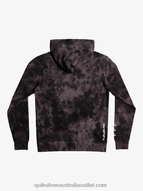 Quiksilver Men Cloudy Tie-Dye Hoodie H2N4B1503 black cloudy tie dye