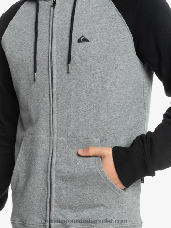 Quiksilver Men Essentials Zip Up Hoodie H2N4B1513 navy blazer/ lgh