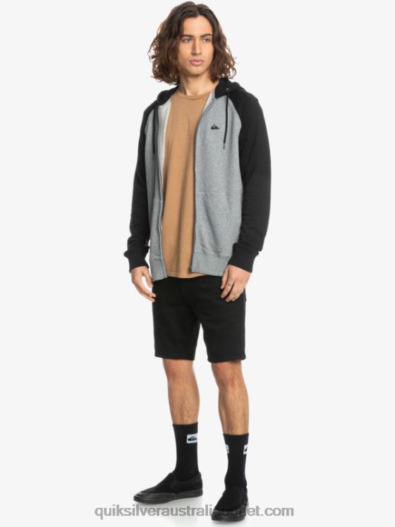 Quiksilver Men Essentials Zip Up Hoodie H2N4B1513 navy blazer/ lgh