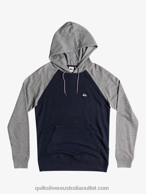 Quiksilver Men Essentials Zip Up Hoodie H2N4B1514 light grey heather/black