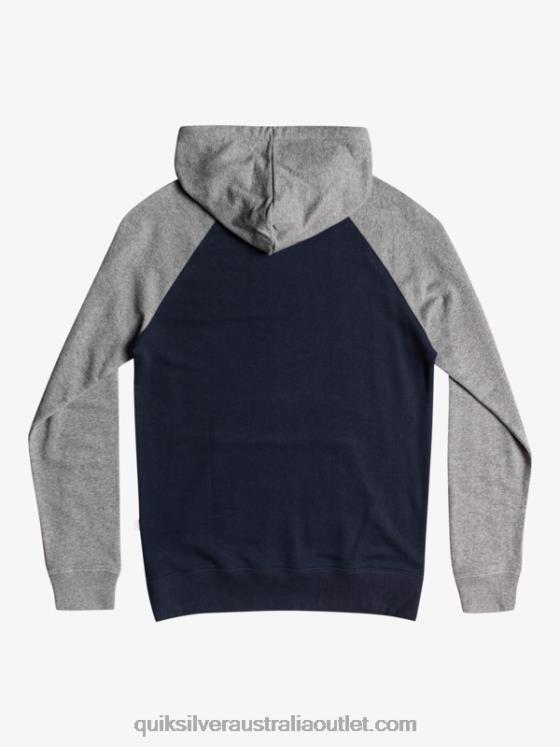 Quiksilver Men Essentials Zip Up Hoodie H2N4B1514 light grey heather/black