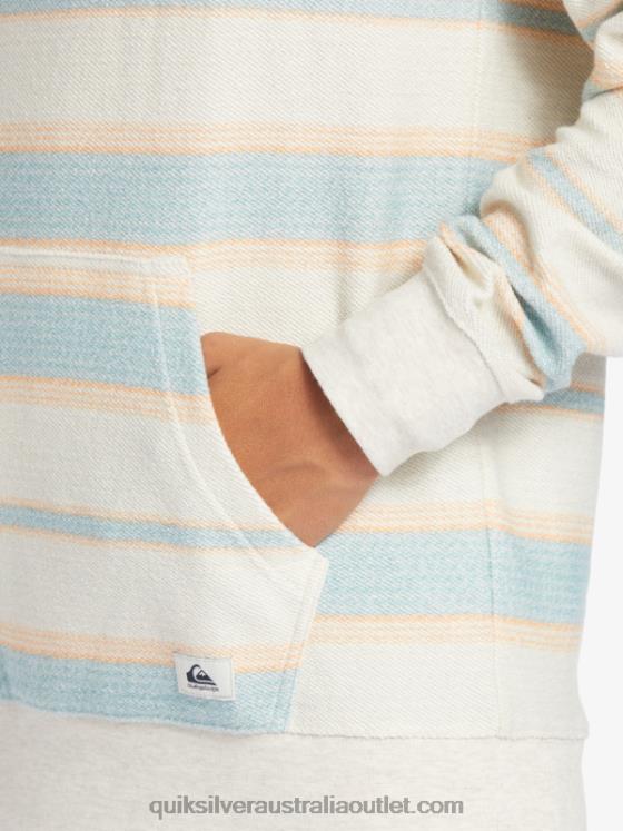 Quiksilver Men Great Otway Hoodie H2N4B579 cameo blue great otway