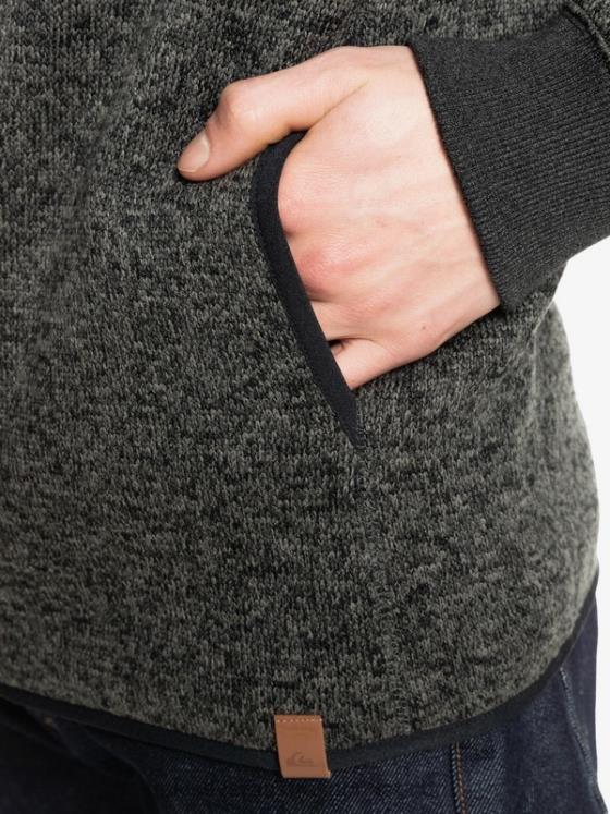 Quiksilver Men Keller Zip-Up Hoodie H2N4B1480 dark grey heather