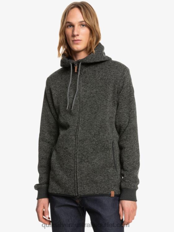 Quiksilver Men Keller Zip-Up Hoodie H2N4B1480 dark grey heather