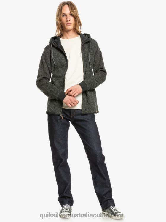 Quiksilver Men Keller Zip-Up Hoodie H2N4B1480 dark grey heather