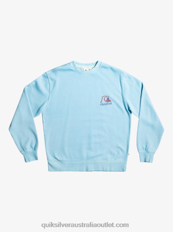 Quiksilver Men Neon Slab Sweatshirt H2N4B1057 sky blue