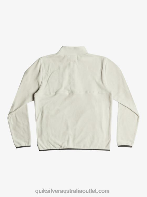 Quiksilver Men No Destination Snap Fleece Pullover H2N4B1039 gray violet