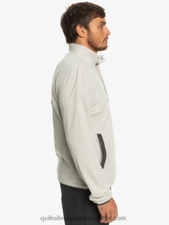 Quiksilver Men No Destination Snap Fleece Pullover H2N4B1039 gray violet