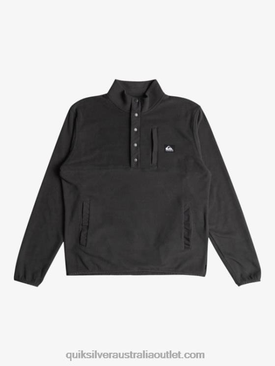 Quiksilver Men No Destination Snap Fleece Pullover H2N4B1040 phantom