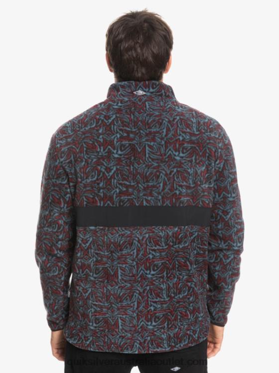 Quiksilver Men Saturn Half Zip Fleece H2N4B1562 provencial blue saturn