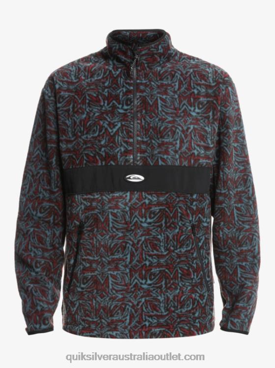 Quiksilver Men Saturn Half Zip Fleece H2N4B1562 provencial blue saturn