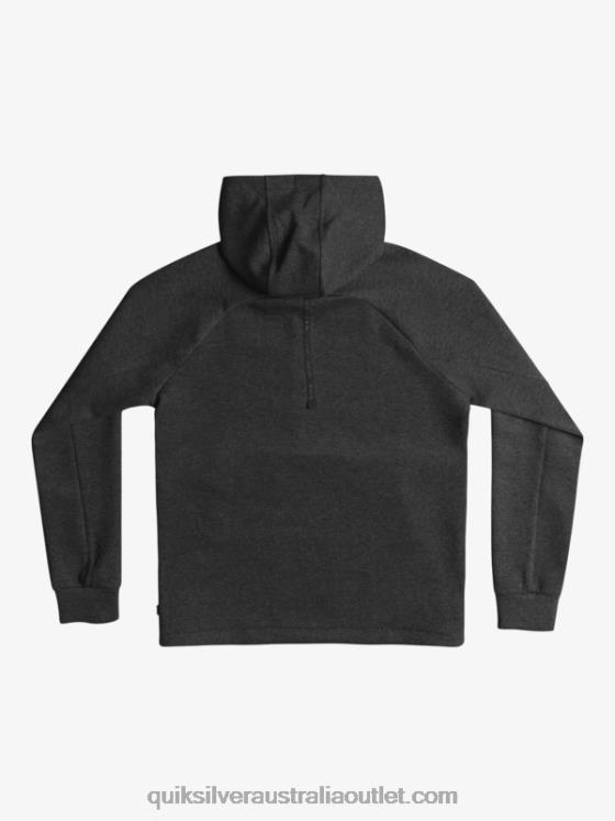 Quiksilver Men Step Off Half-Zip Hoodie H2N4B1370 phantom heather