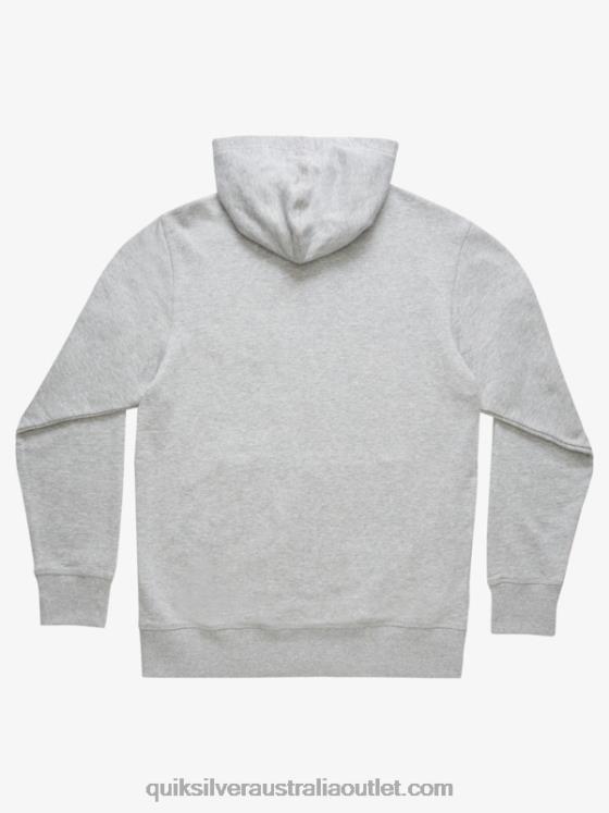 Quiksilver Men Waterman After Surf Zip-Up Hoodie H2N4B1419 light grey heather