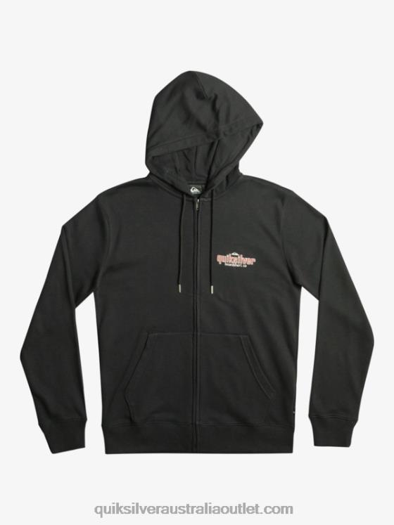 Quiksilver Men Words Zip-Up Hoodie H2N4B1149 black