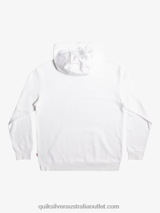 Quiksilver x Stranger Men Things Official Logo Hoodie H2N4B1807 white