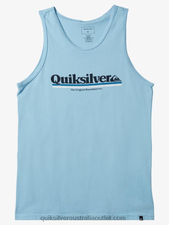 Quiksilver Men Between The Lines T-shirt H2N4B1002 sky blue