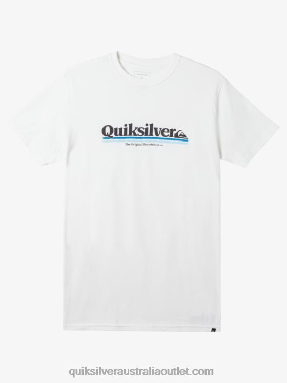 Quiksilver Men Between The Lines T-shirt H2N4B978 white