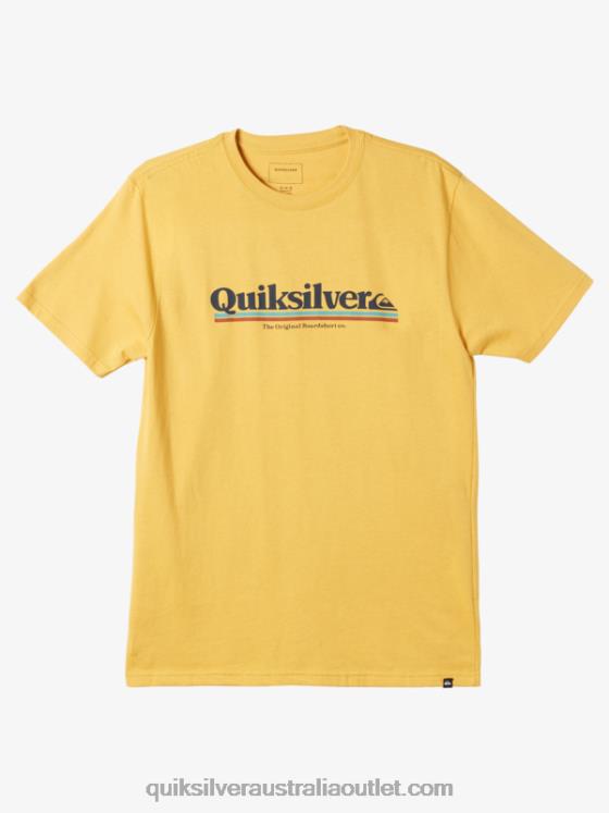 Quiksilver Men Between The Lines T-shirt H2N4B979 bright gold