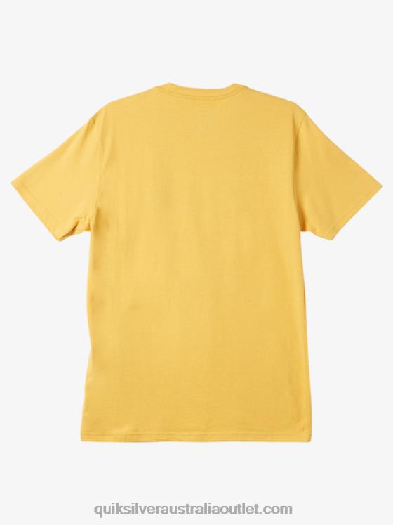 Quiksilver Men Between The Lines T-shirt H2N4B979 bright gold