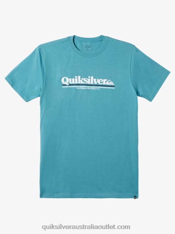 Quiksilver Men Between The Lines T-shirt H2N4B980 brittany blue