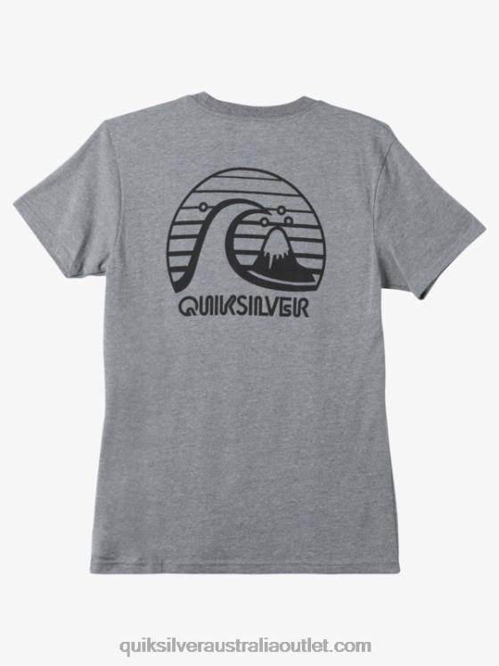 Quiksilver Men Bold Move Mod T-shirt H2N4B1138 medium grey heather