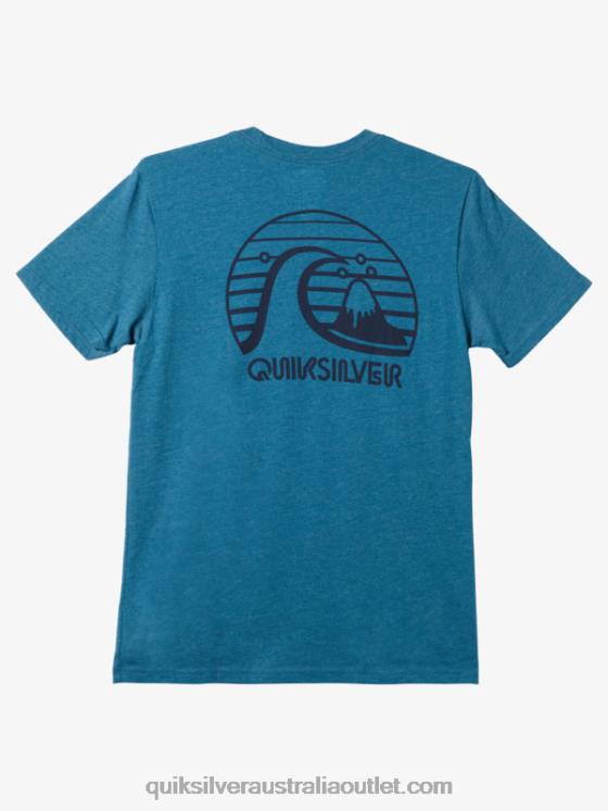Quiksilver Men Bold Move Mod T-shirt H2N4B1139 moroccan blue heather