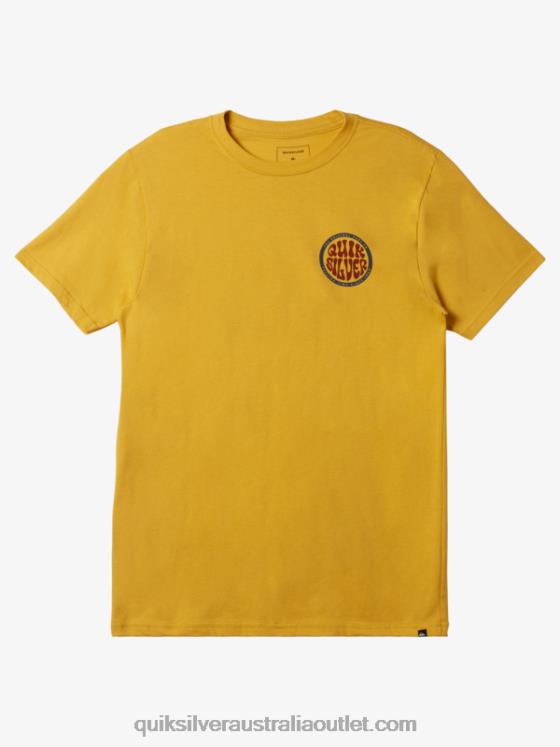 Quiksilver Men Bolder Type T-Shirt H2N4B47 yolk yellow