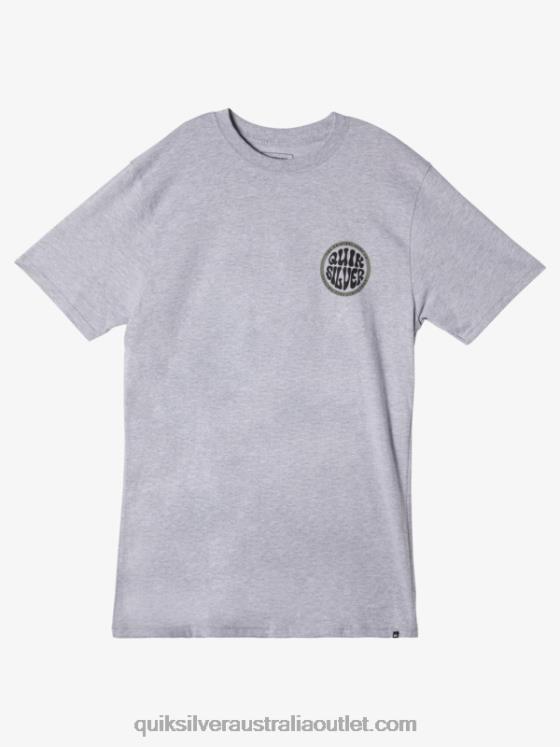 Quiksilver Men Bolder Type T-Shirt H2N4B48 athletic heather