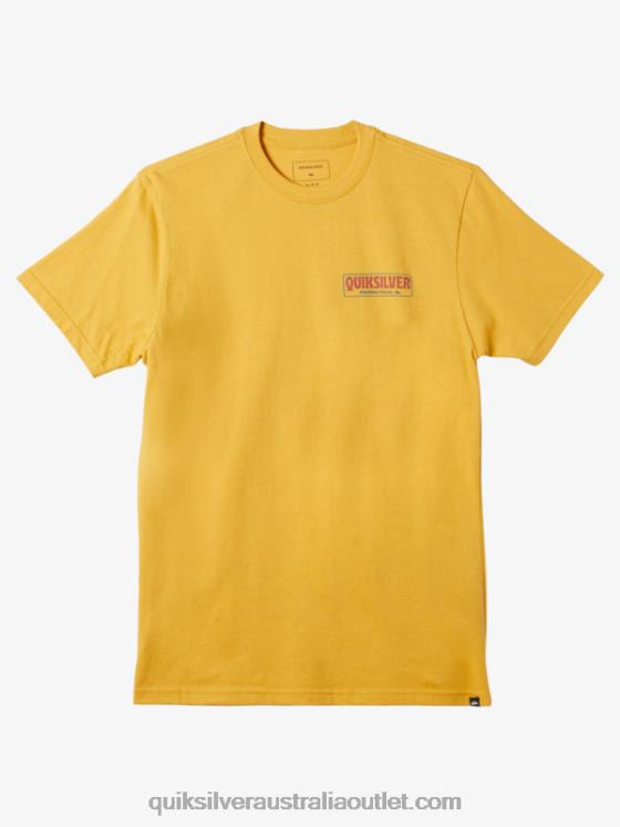 Quiksilver Men Break Time T-shirt H2N4B1193 bright gold