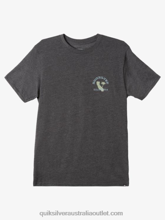 Quiksilver Men California Iconic West T-shirt H2N4B1229 charcoal heather