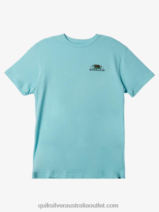 Quiksilver Men California Local Brigade T-Shirt H2N4B724 angel blue
