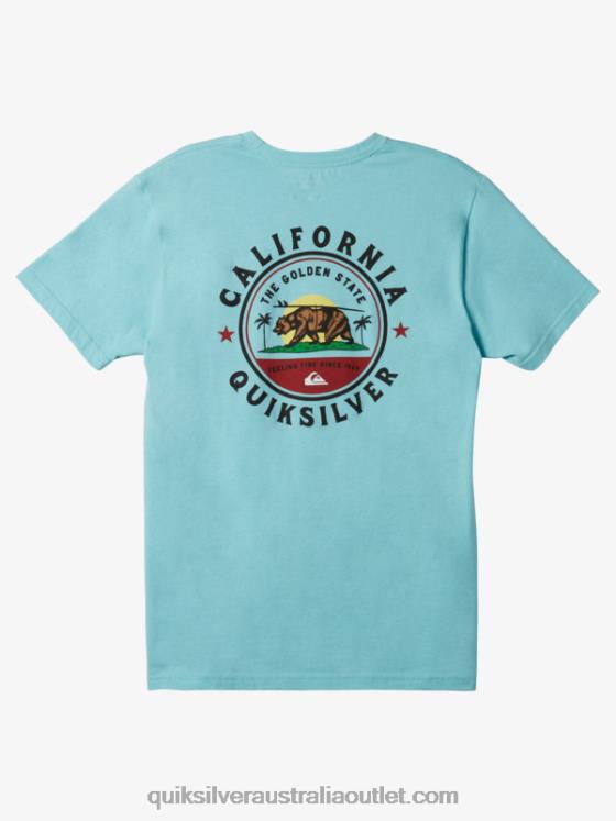 Quiksilver Men California Local Brigade T-Shirt H2N4B724 angel blue