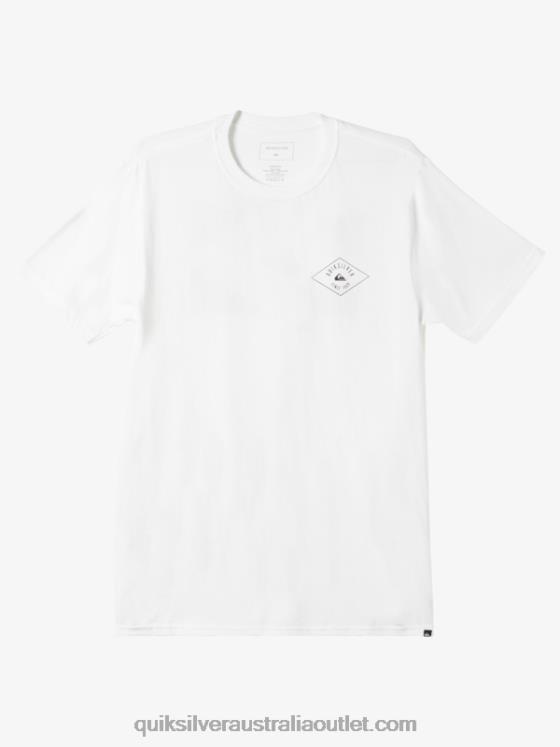 Quiksilver Men Circled Line T-shirt H2N4B1119 white