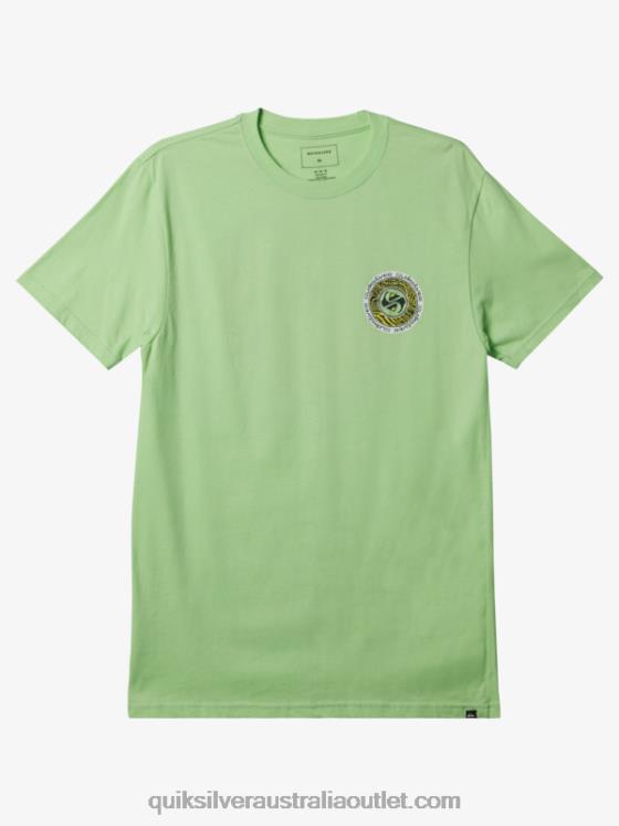 Quiksilver Men Circles End T-Shirt H2N4B306 paradise green
